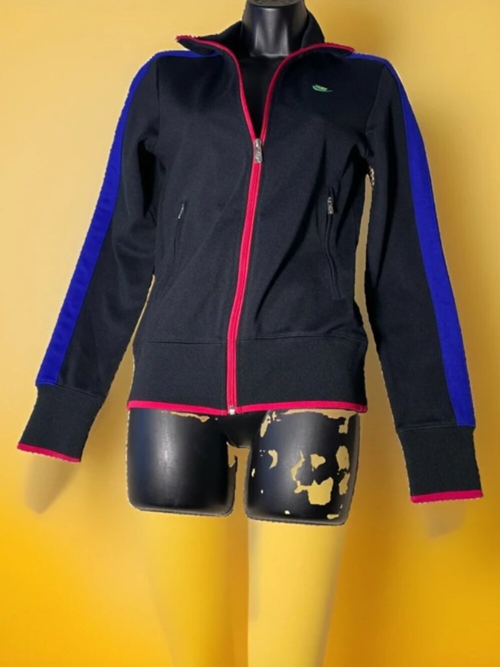 Nike Sportswear Women’s S National 98 Retro Neon Black Track Jacket EUC
